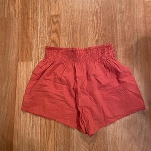 Small orange beach shorts never worn